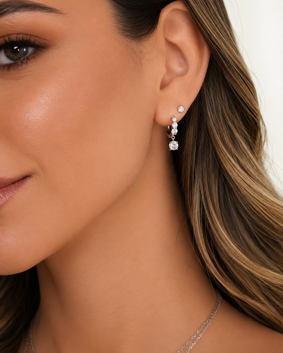 Argolinha Carolyn Moissanite Luxo