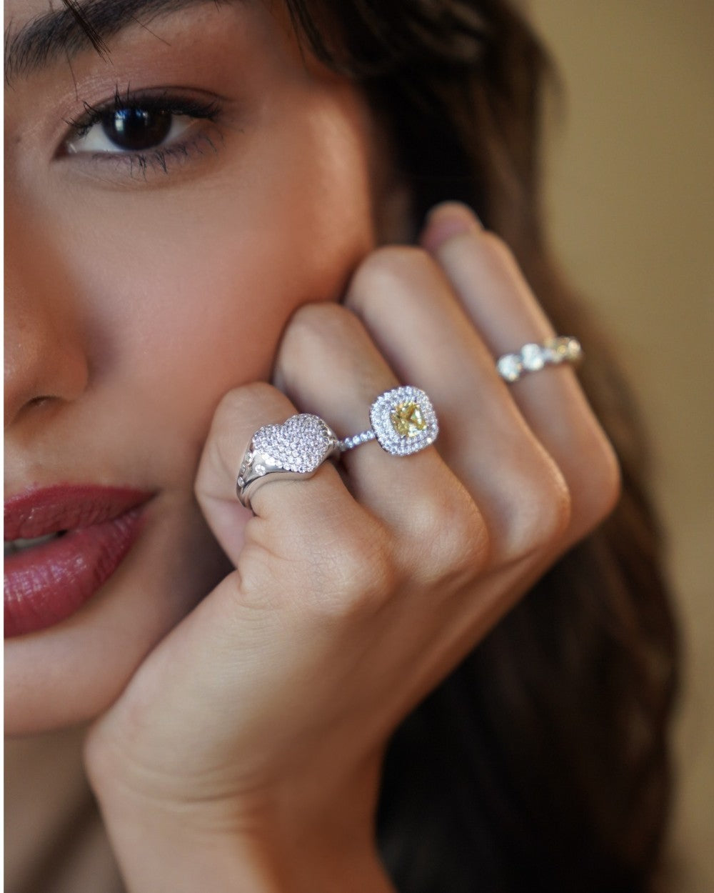 Anel Zohar Fancy Yellow Luxo