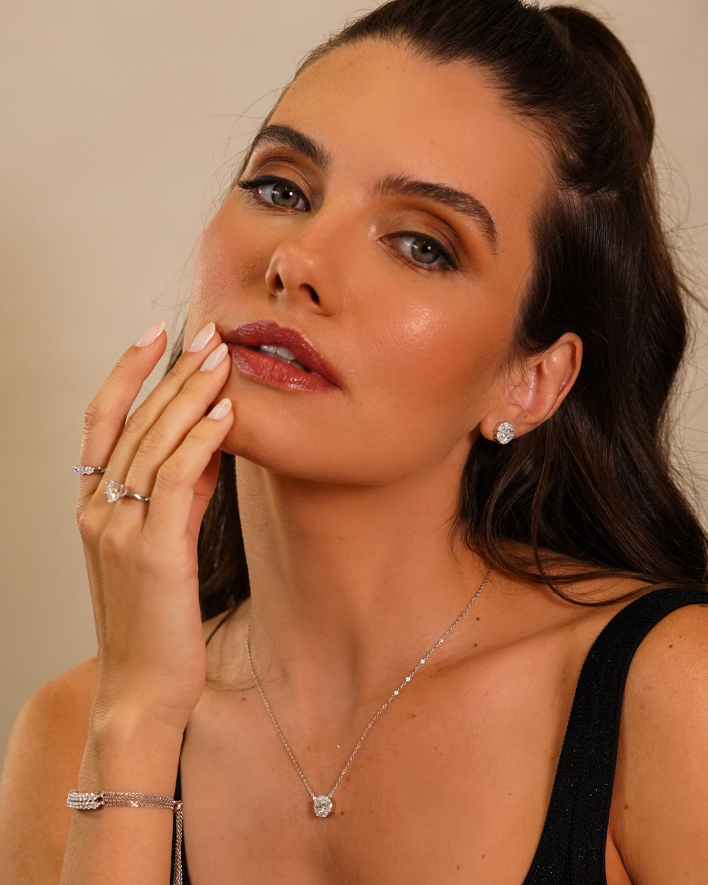 Colar Illusion Moissanite