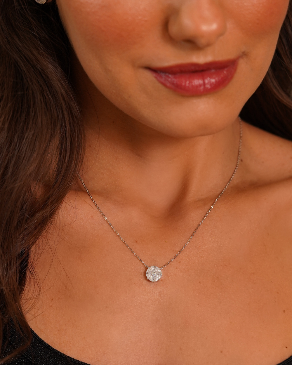 Colar Illusion Moissanite