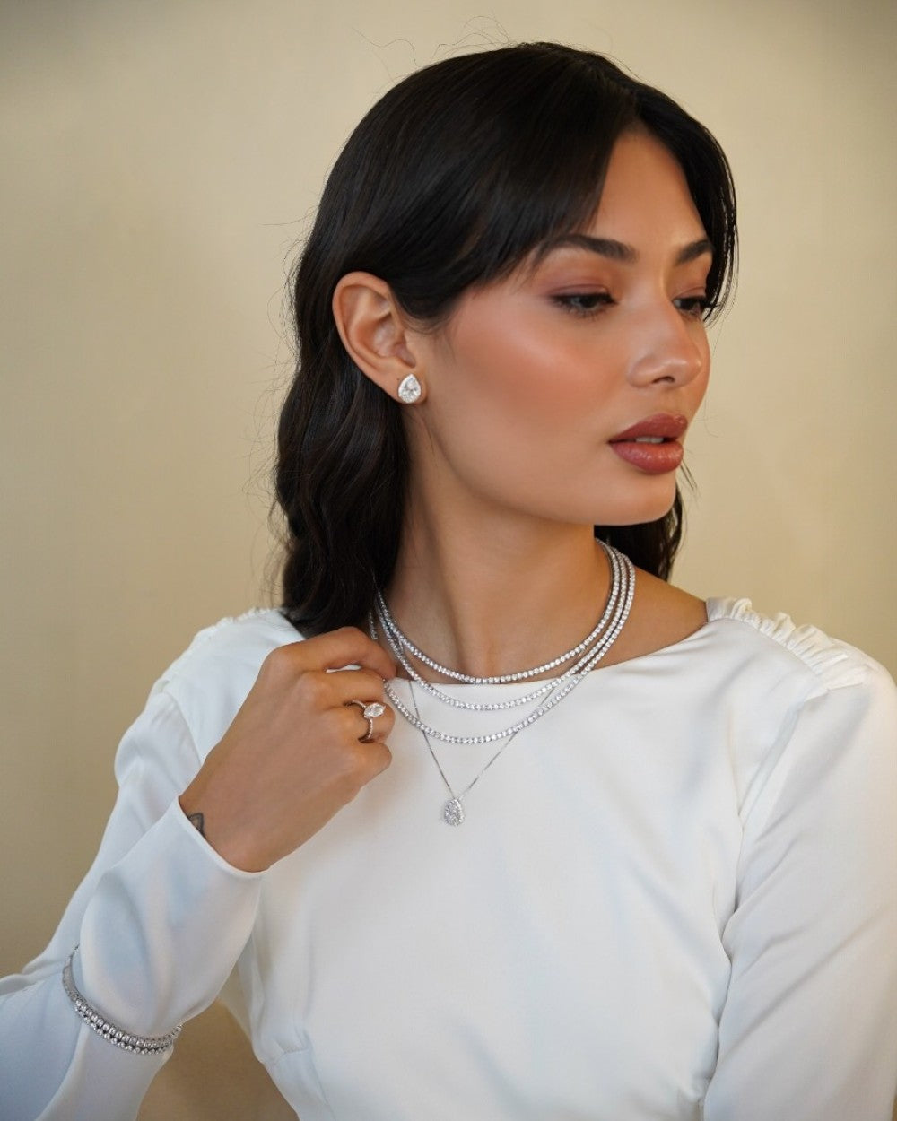 Anel Solitário Navete Selena