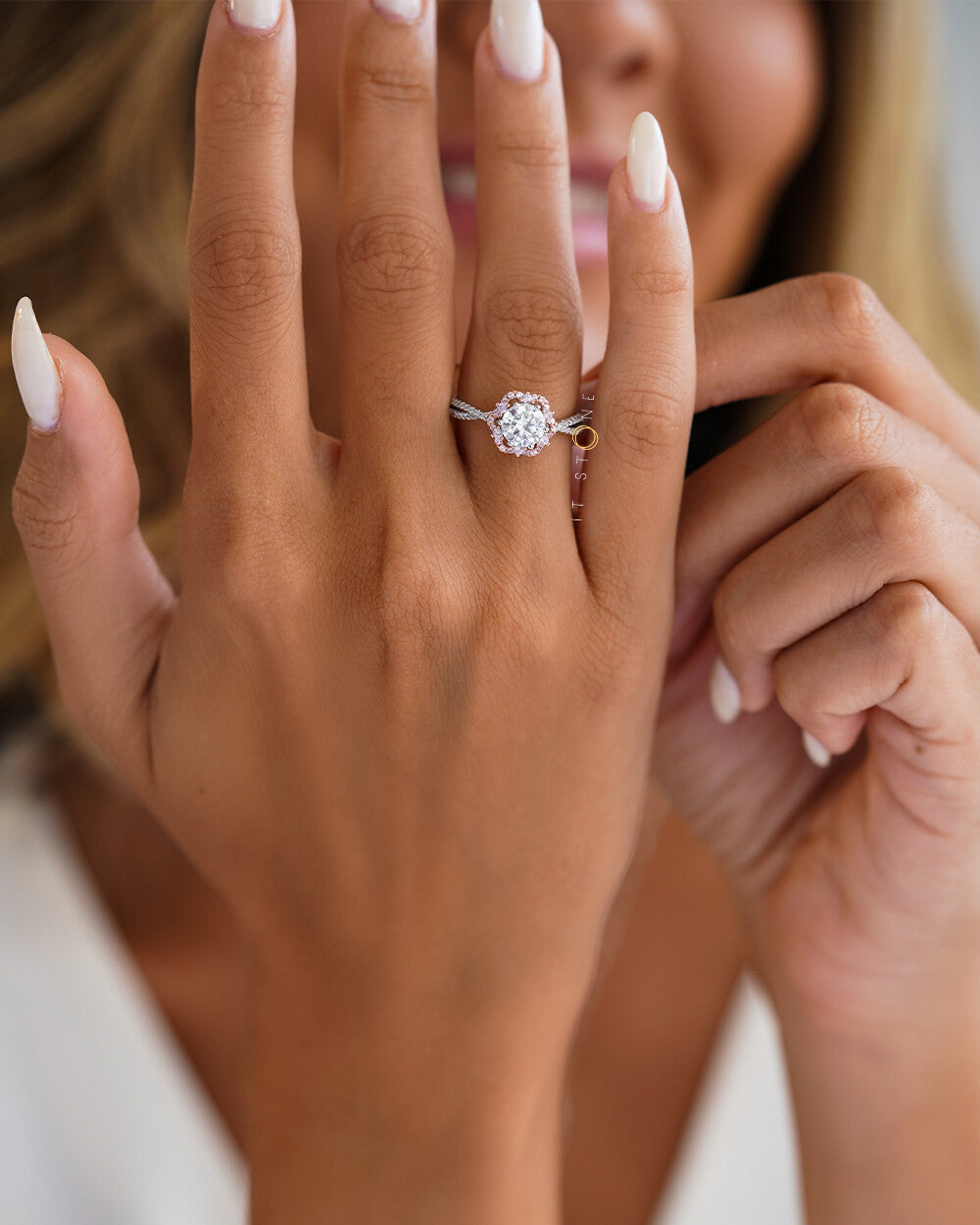 Anel Éden Moissanite