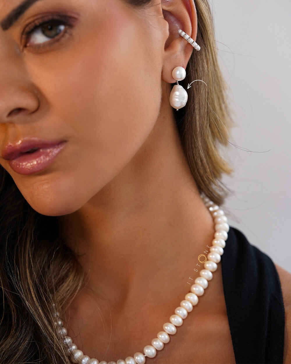 Brinco Blum Pearls Luxury