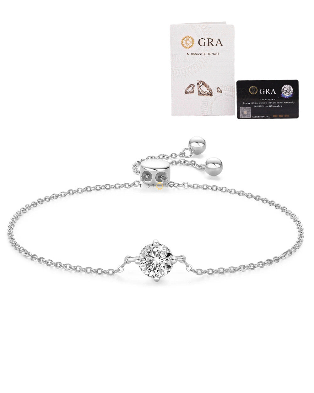Pulseira Bright Moissanite Luxo