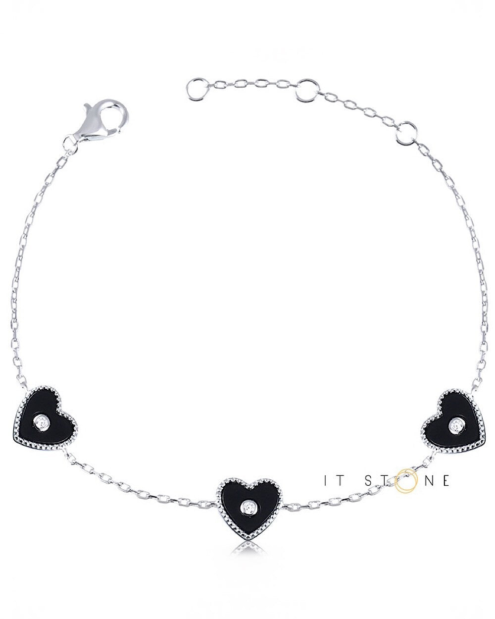 Pulseira Three Hearts