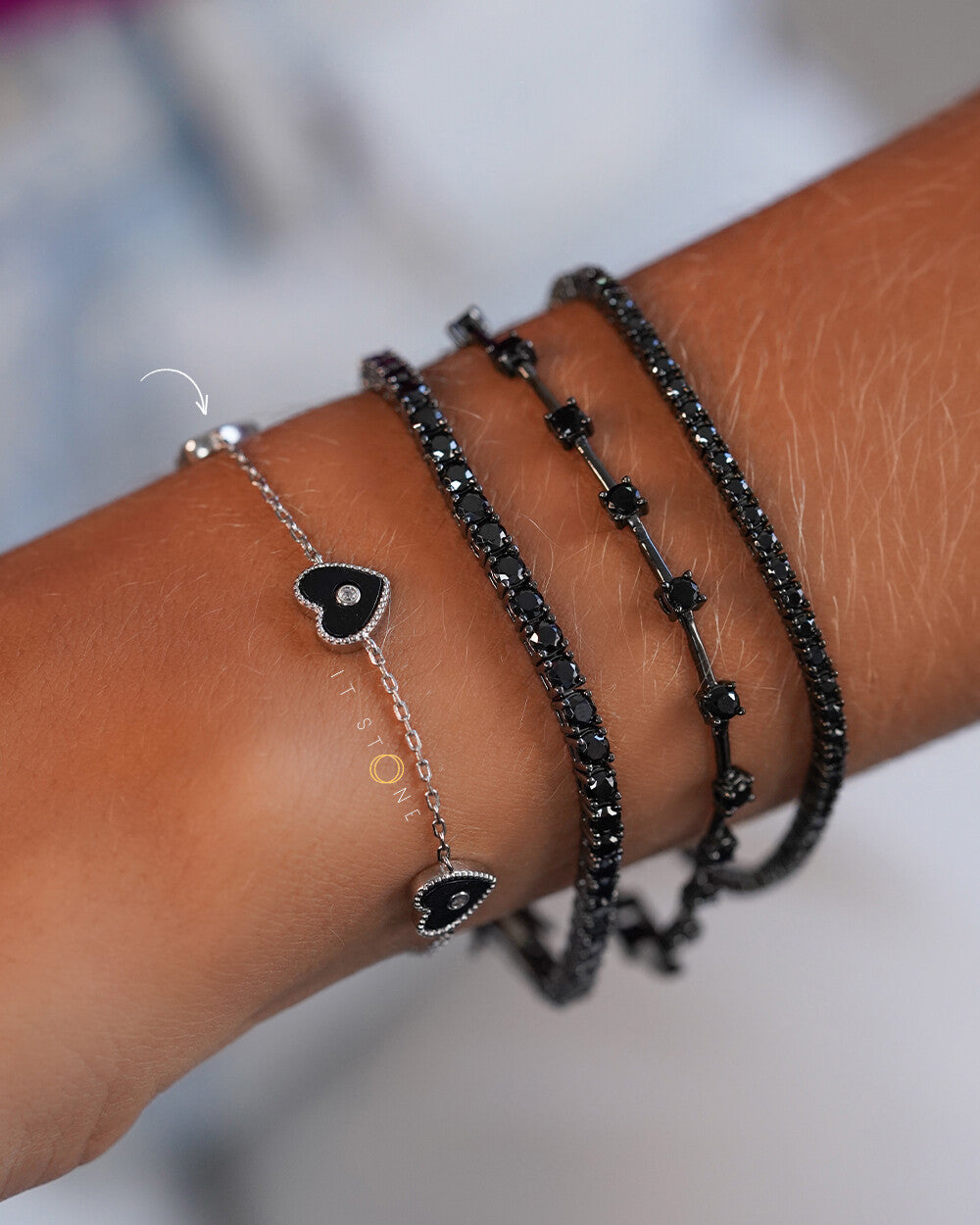 Pulseira Three Hearts