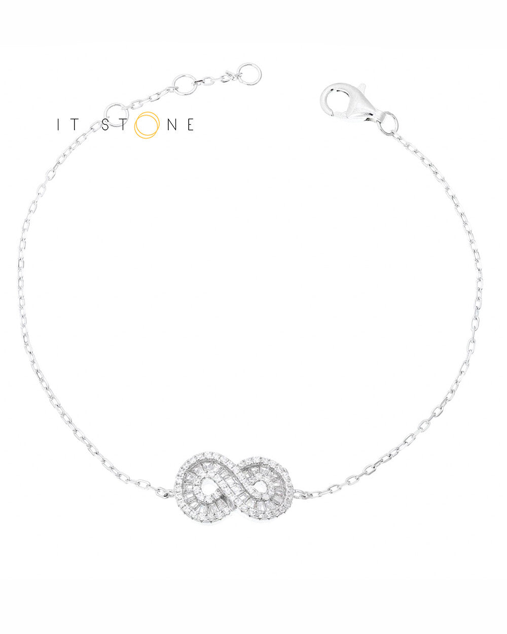 Pulseira Infinity Baguetes