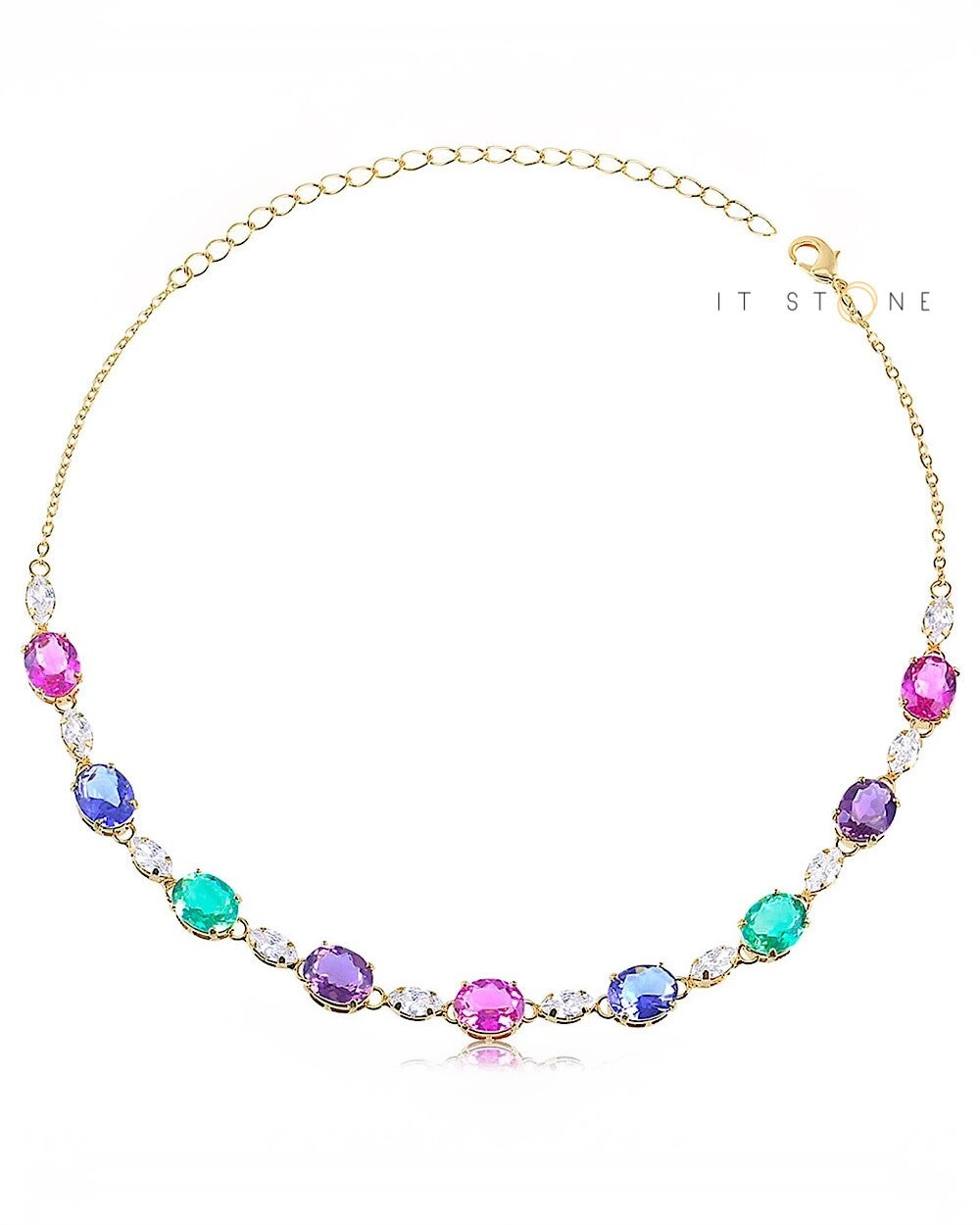 Choker Kylie Colors Gold