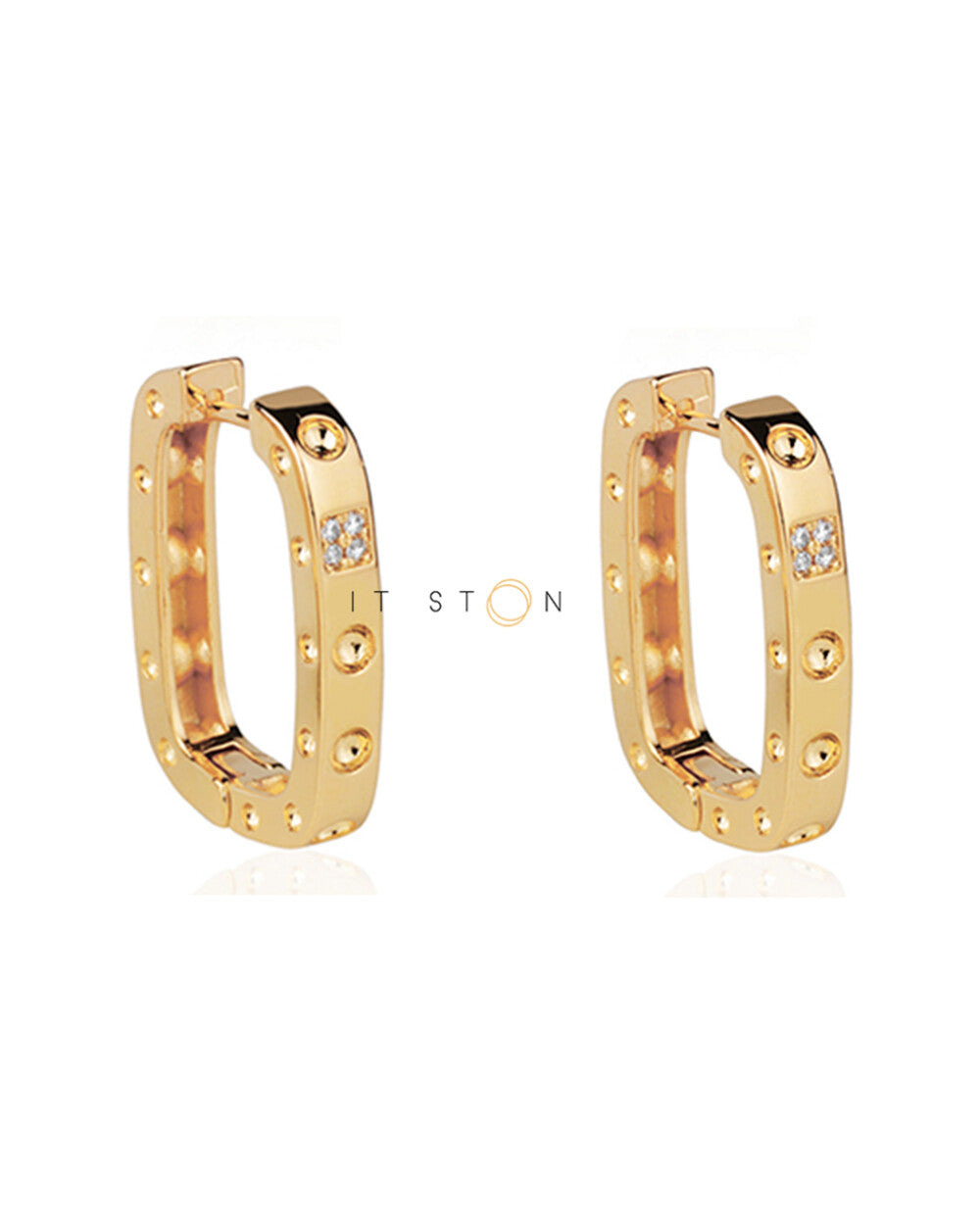 Argolinha Blank Style Gold G