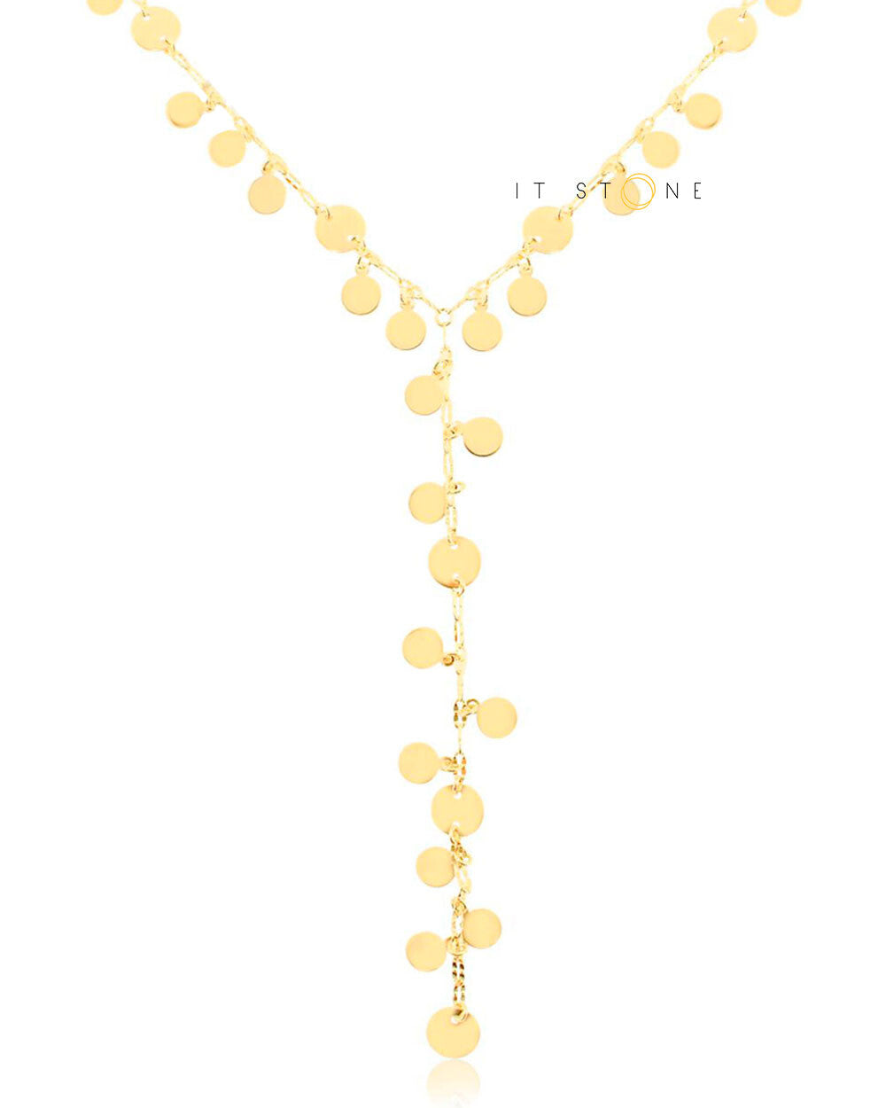 Colar Gravatinha Plaquets Gold