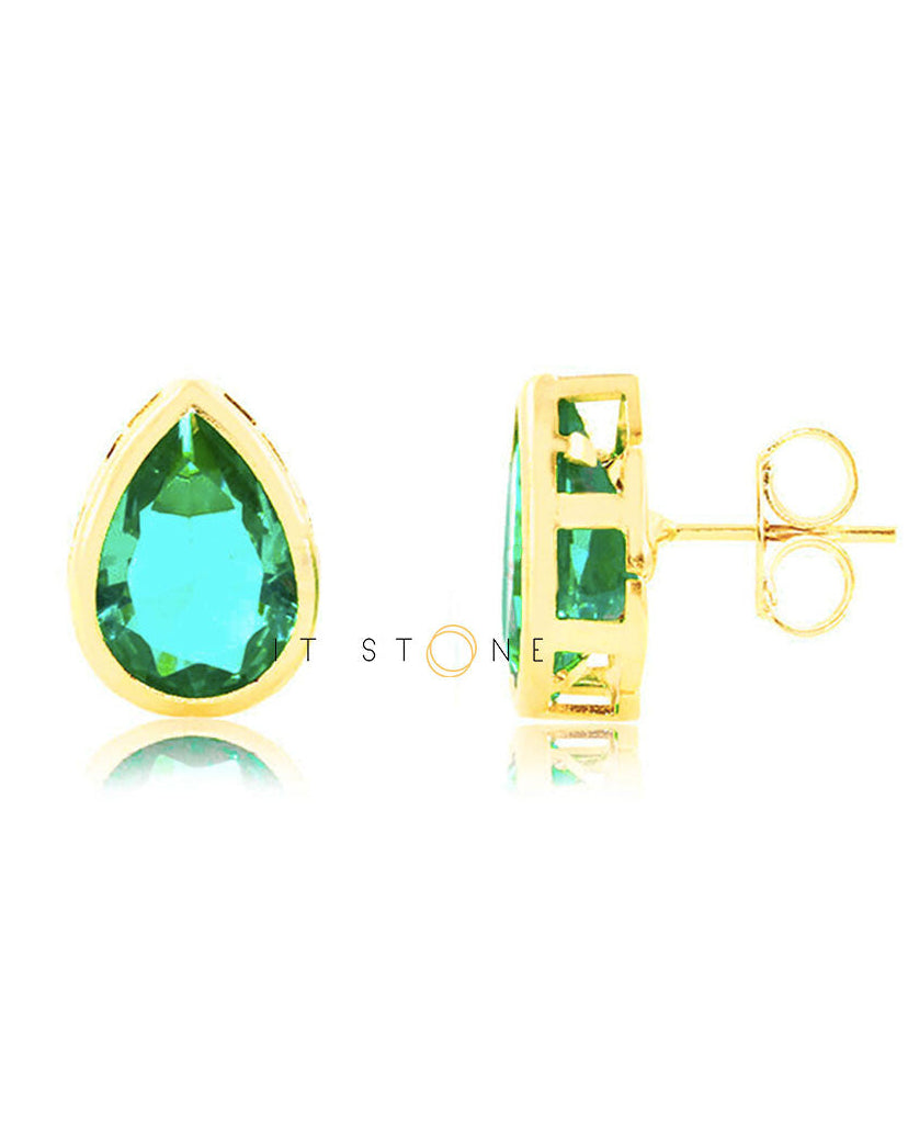 Brinco Gota Jumeirah Turmalina Gold