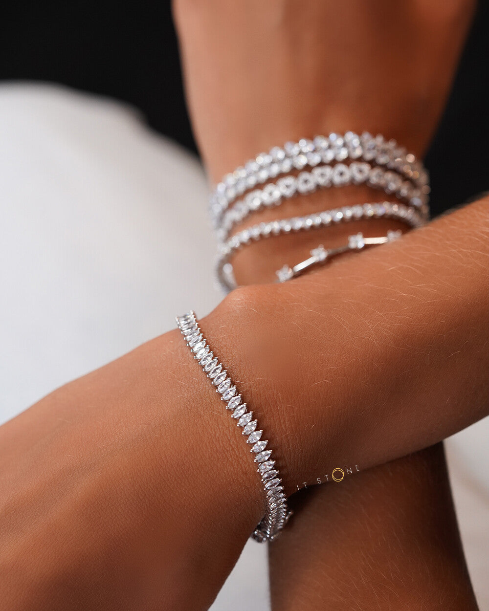 Pulseira Riviera Navetes Luxo