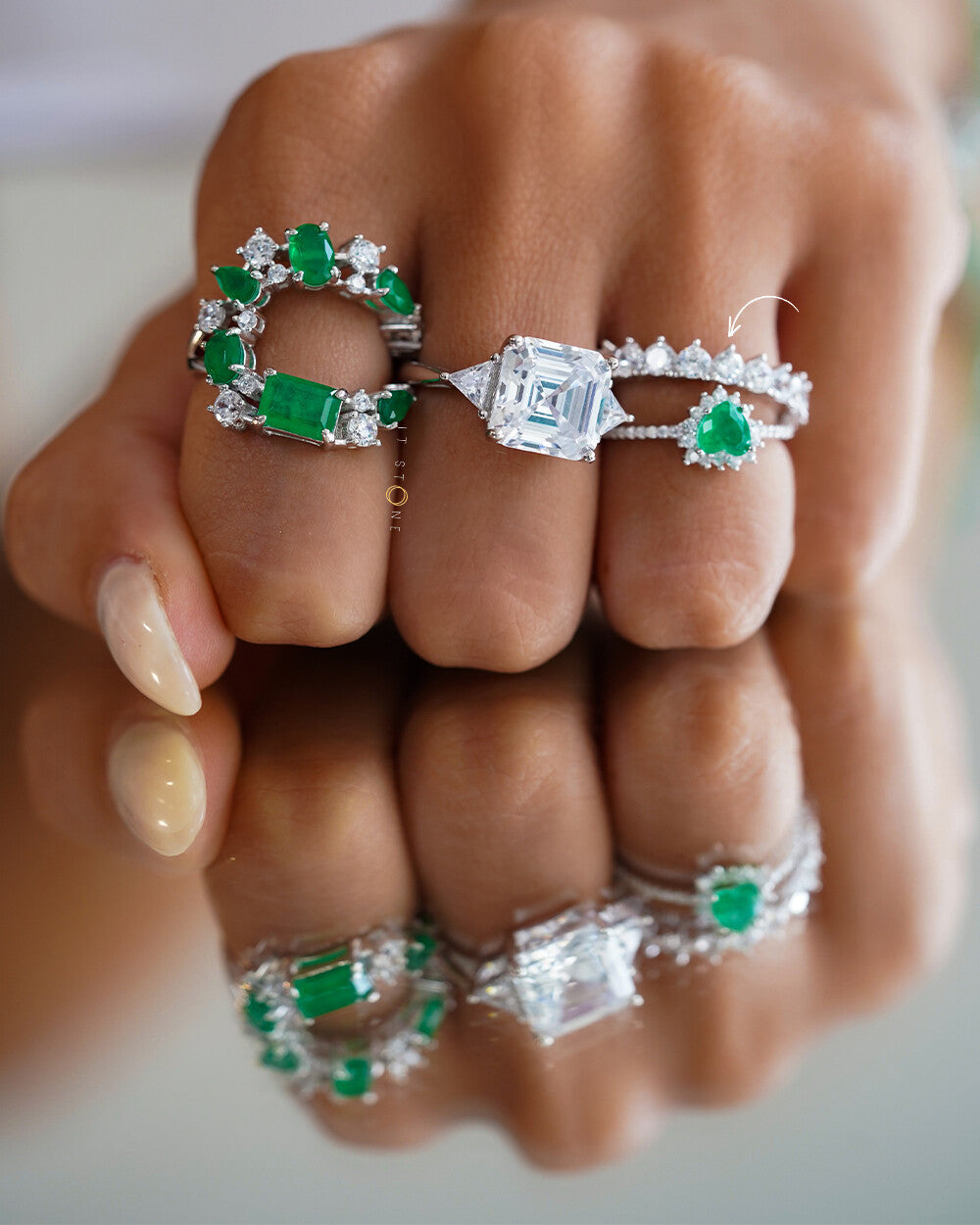 Aliança Mini Hearts