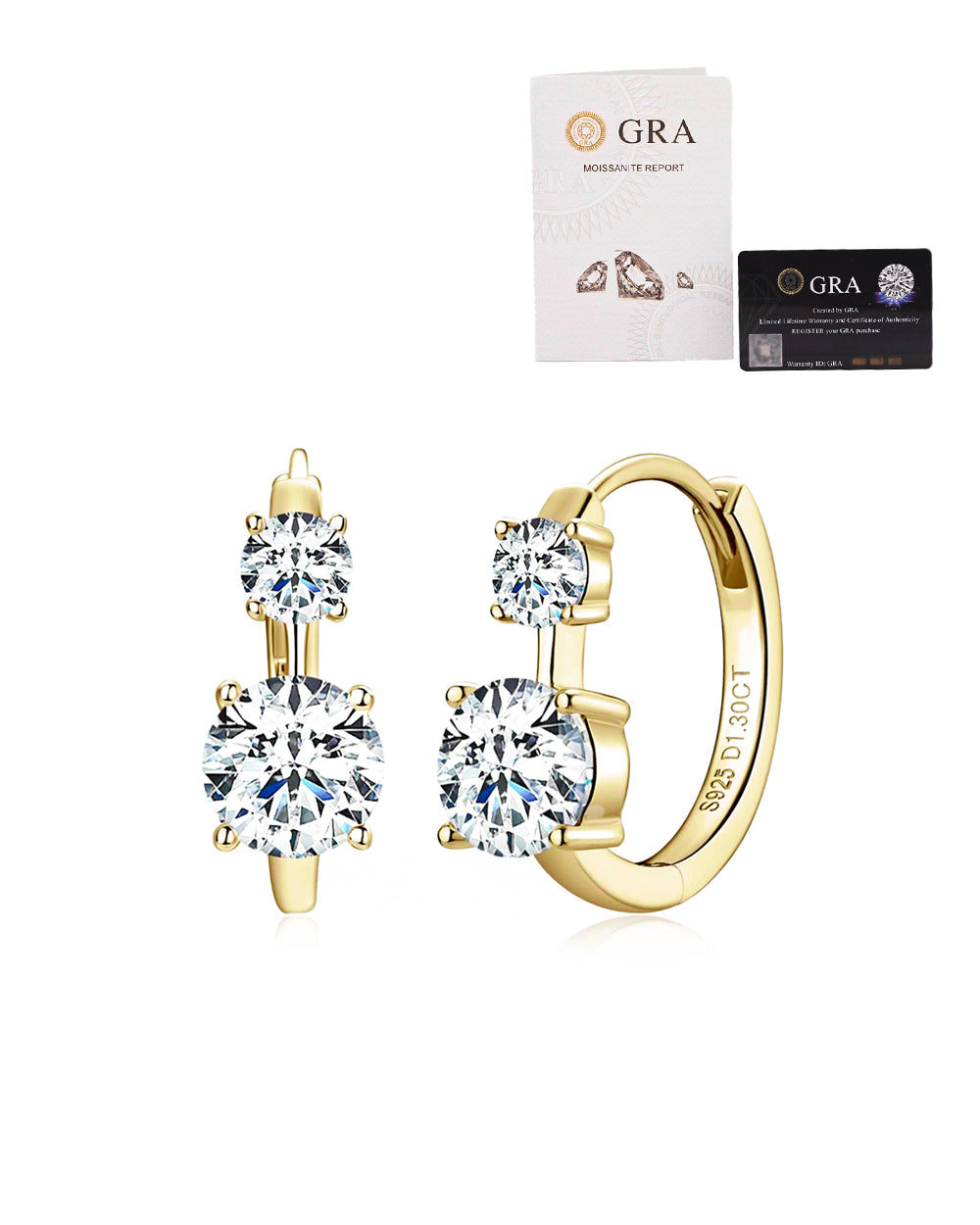 Argolinha Double Million Moissanite