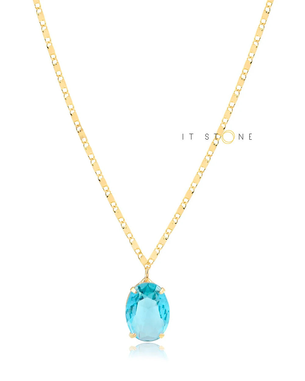 Colar Shiny Oval Gold — detalhe 8 | IT STONE