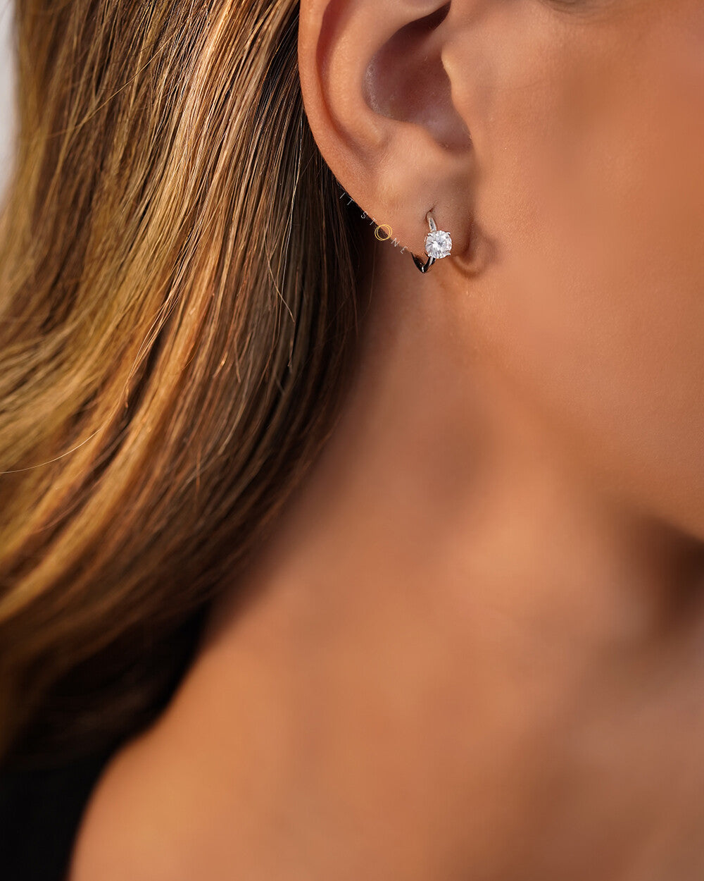 Argolinha Lumiere Moissanite Luxo