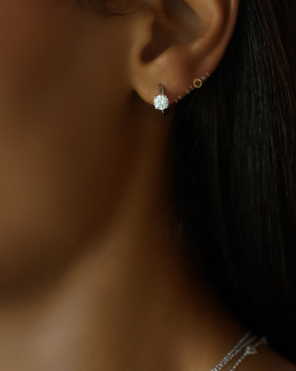 Argolinha Lumiere Moissanite Luxo