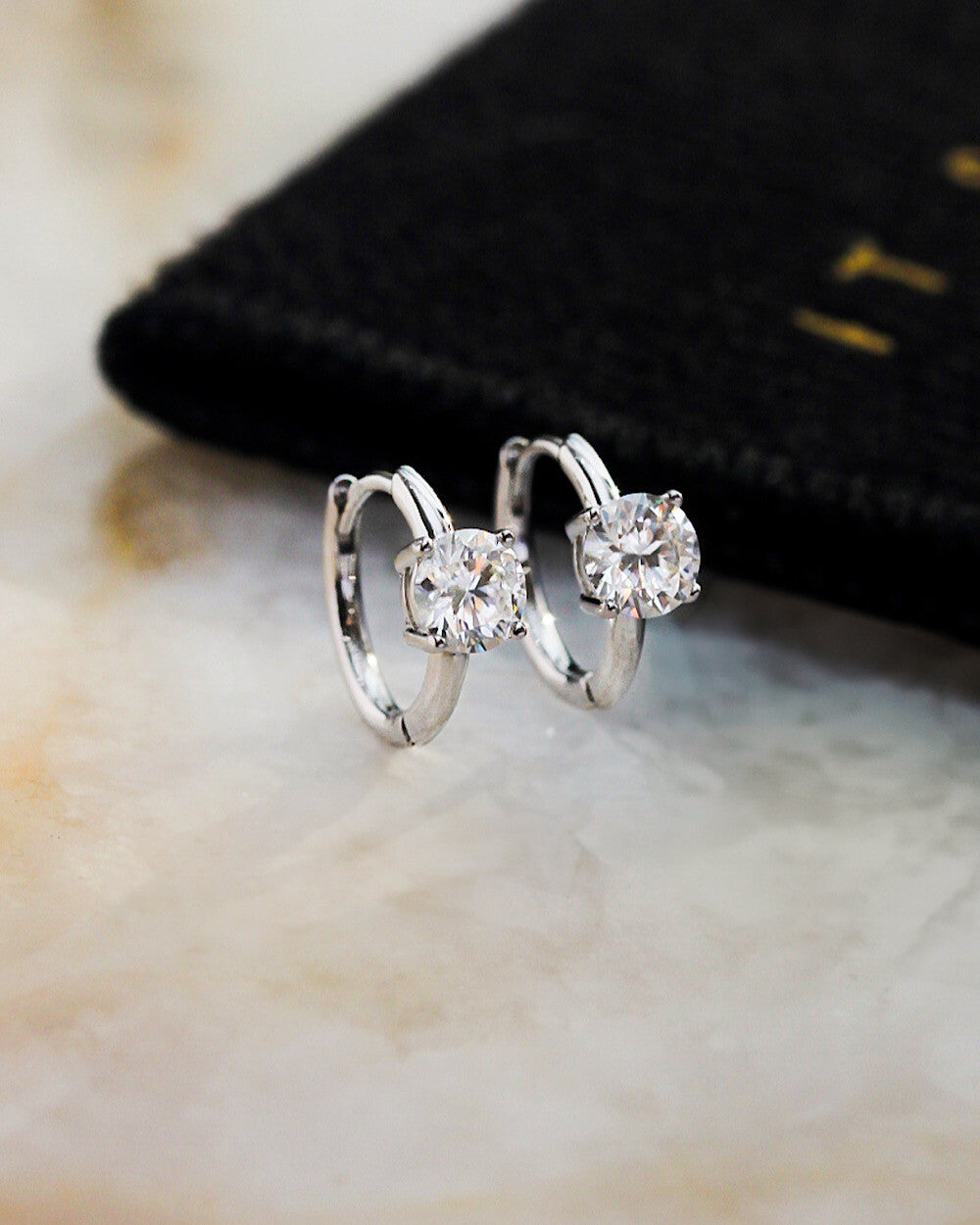 Argolinha Lumiere Moissanite Luxo