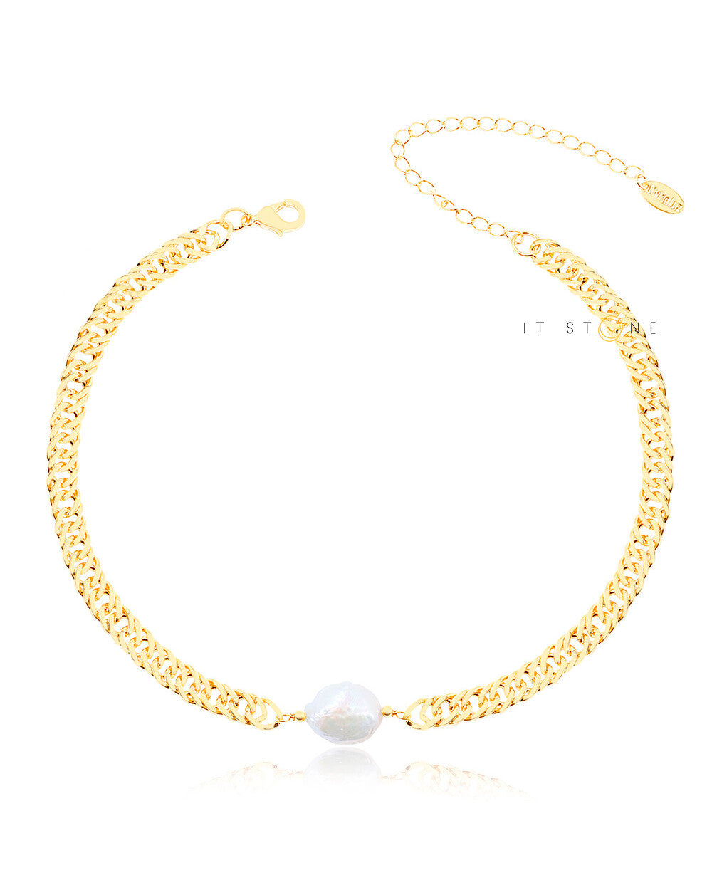 Choker Links Elegance Pérola Barroca