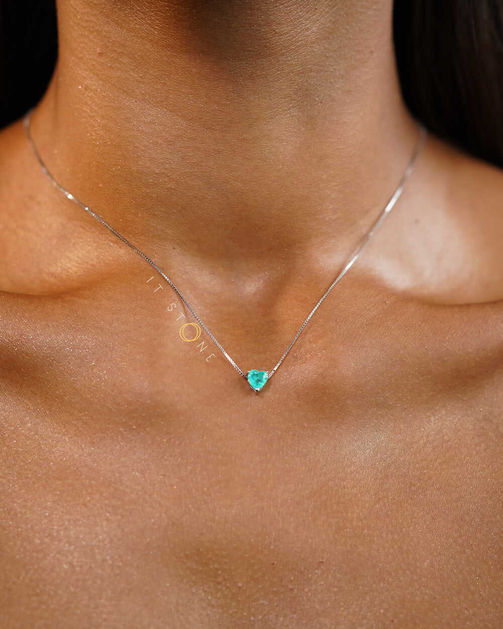 Colar Heart Ponto de Luz