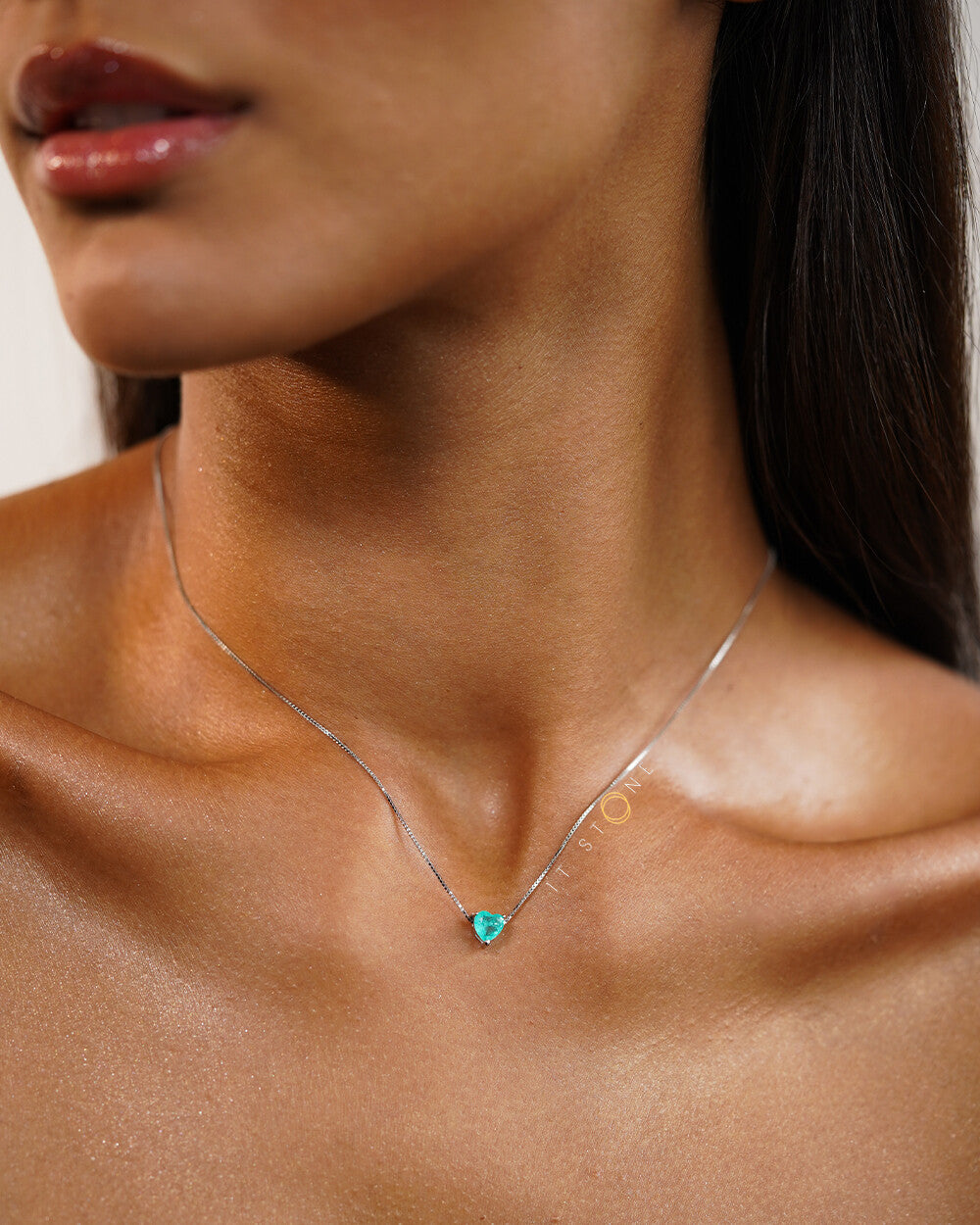 Colar Heart Ponto de Luz