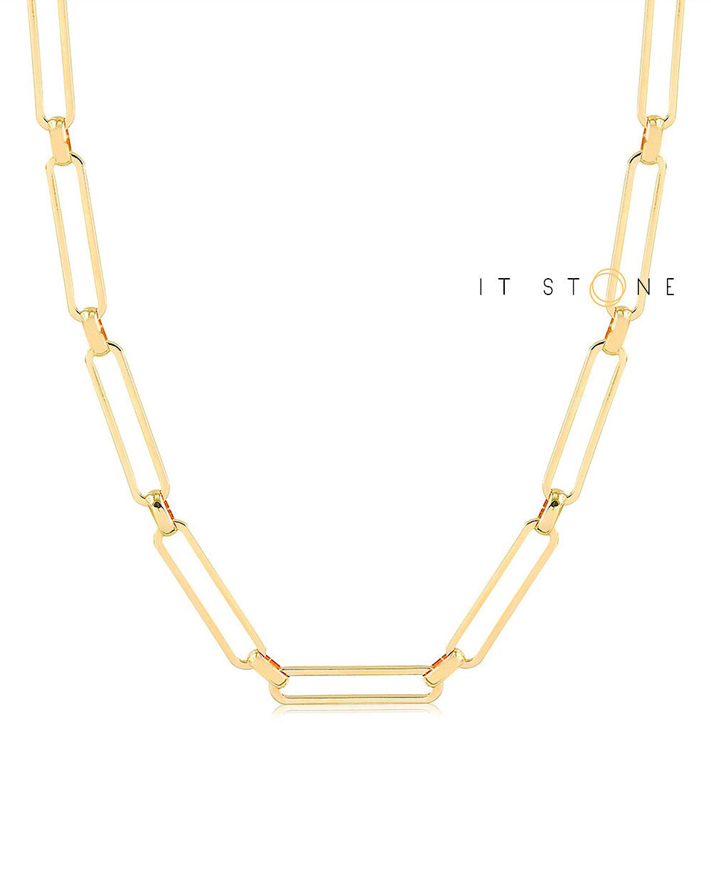 Colar Choker Links Conect Gold