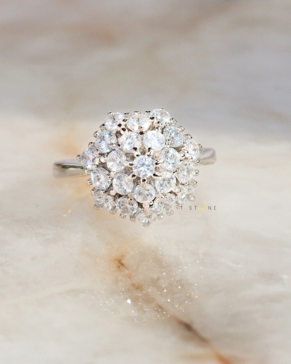 Anel Fleur Éclatée