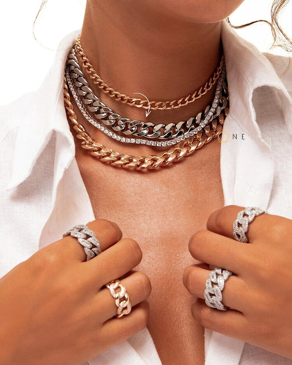 Choker Luxo Chain