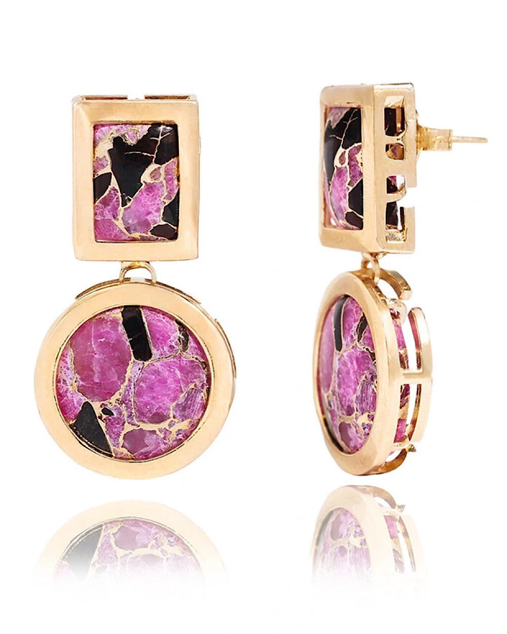 Brinco Naomi Mohave Rosa