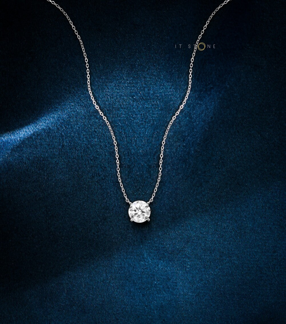 Colar Ponto de Luz Moissanite Classic 2ct