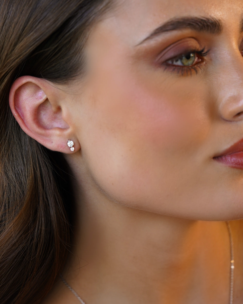Brinco Pure Glow Moissanite