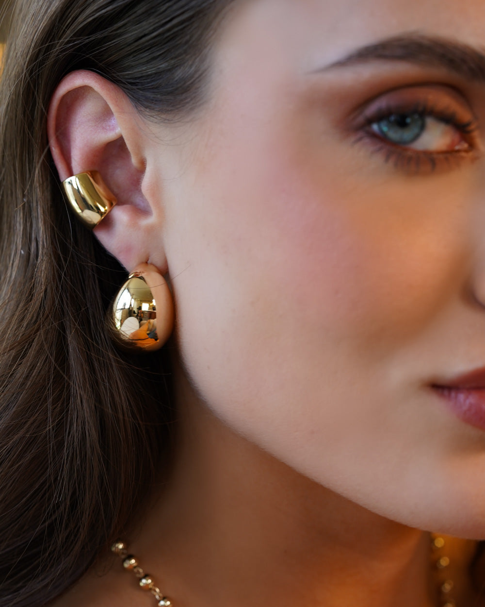 Piercing Falso Tube Gold (unidade)