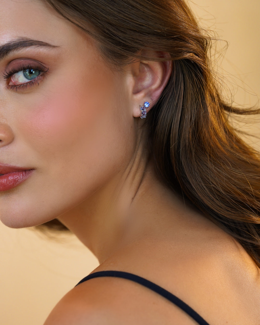 Brinco Solitário Segundo ou Terceiro Furo 4mm