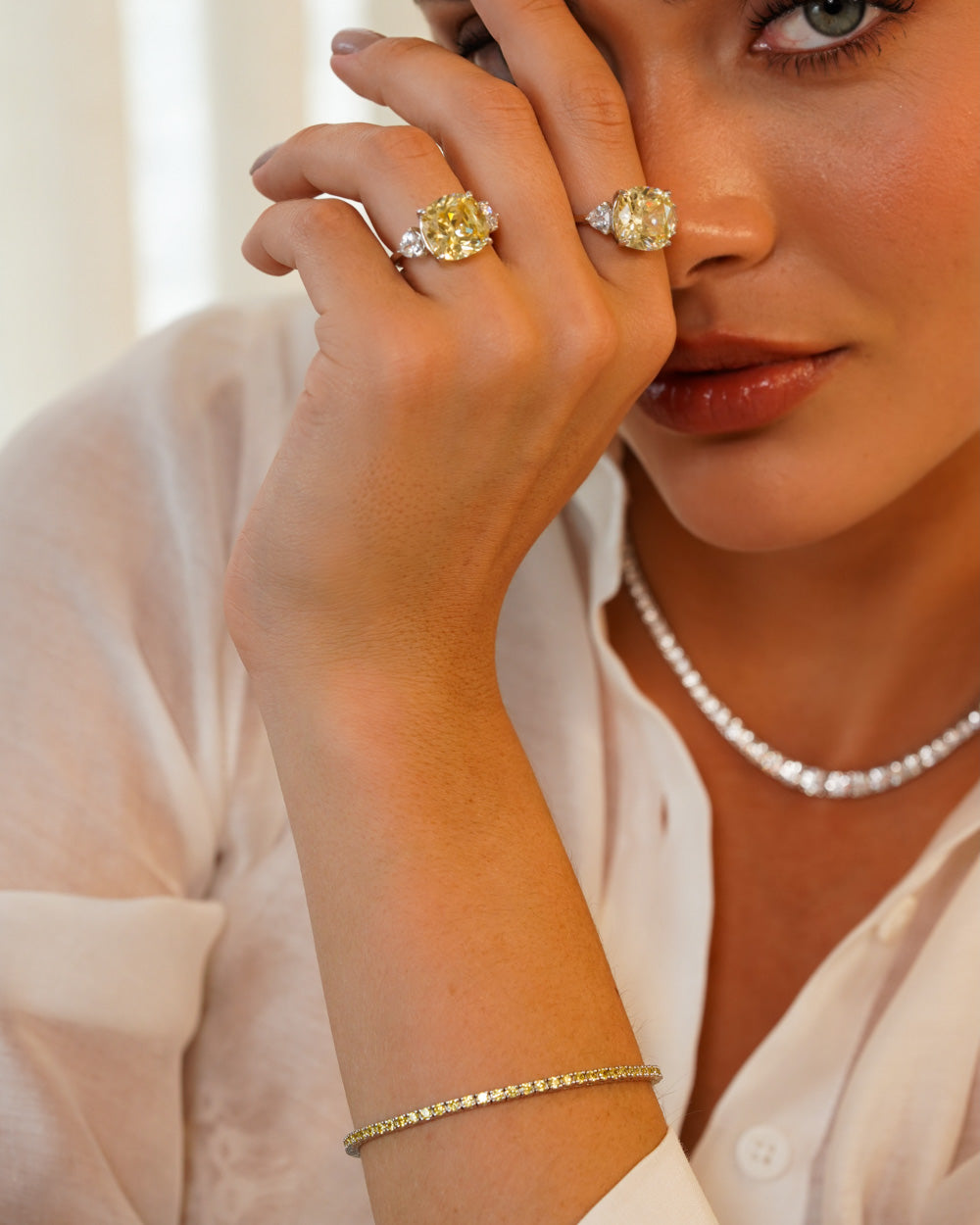 Anel Byzance Fancy Yellow — detalhe 3 | IT STONE