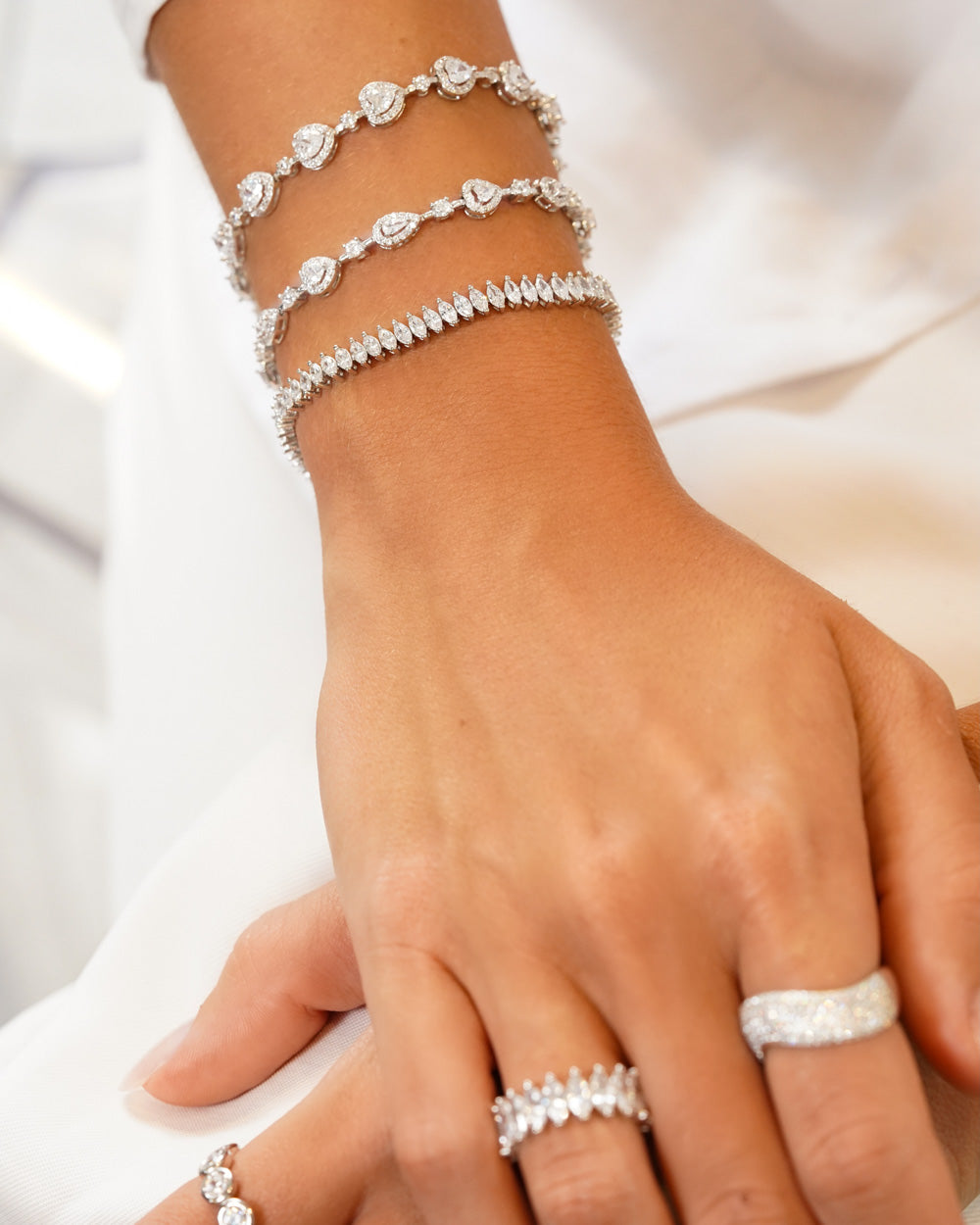 Pulseira Riviera Navetes Luxo