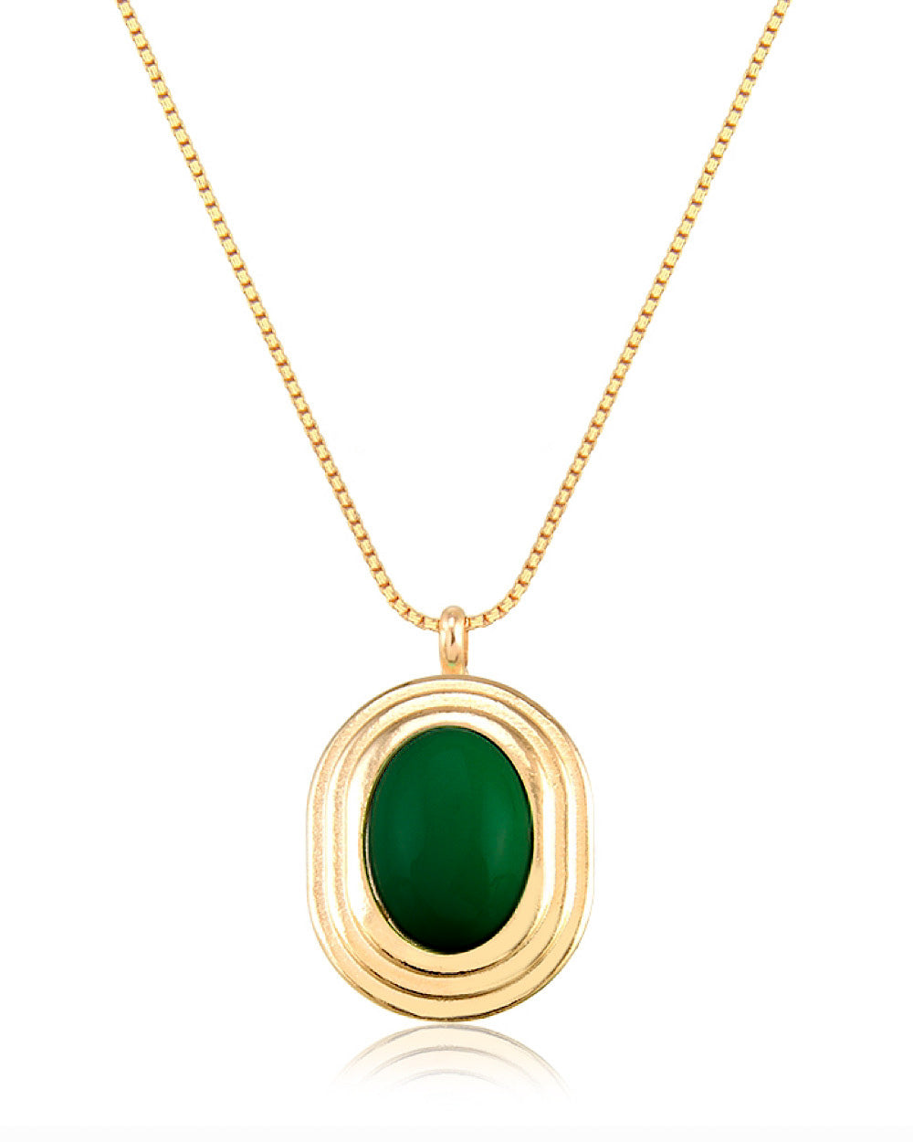 Colar Oval Premier Gold