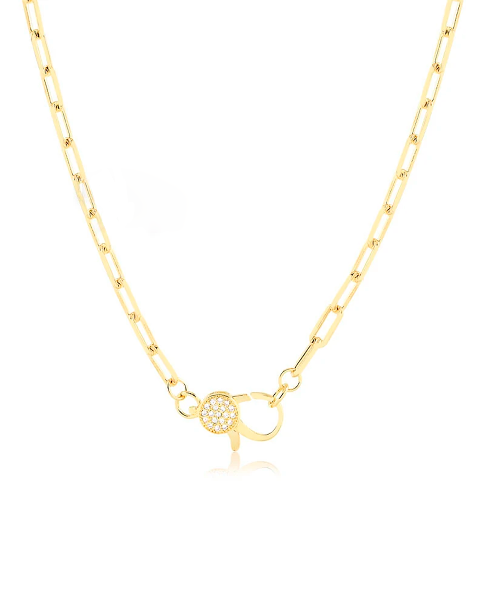 Gargantilha Lock Links Gold