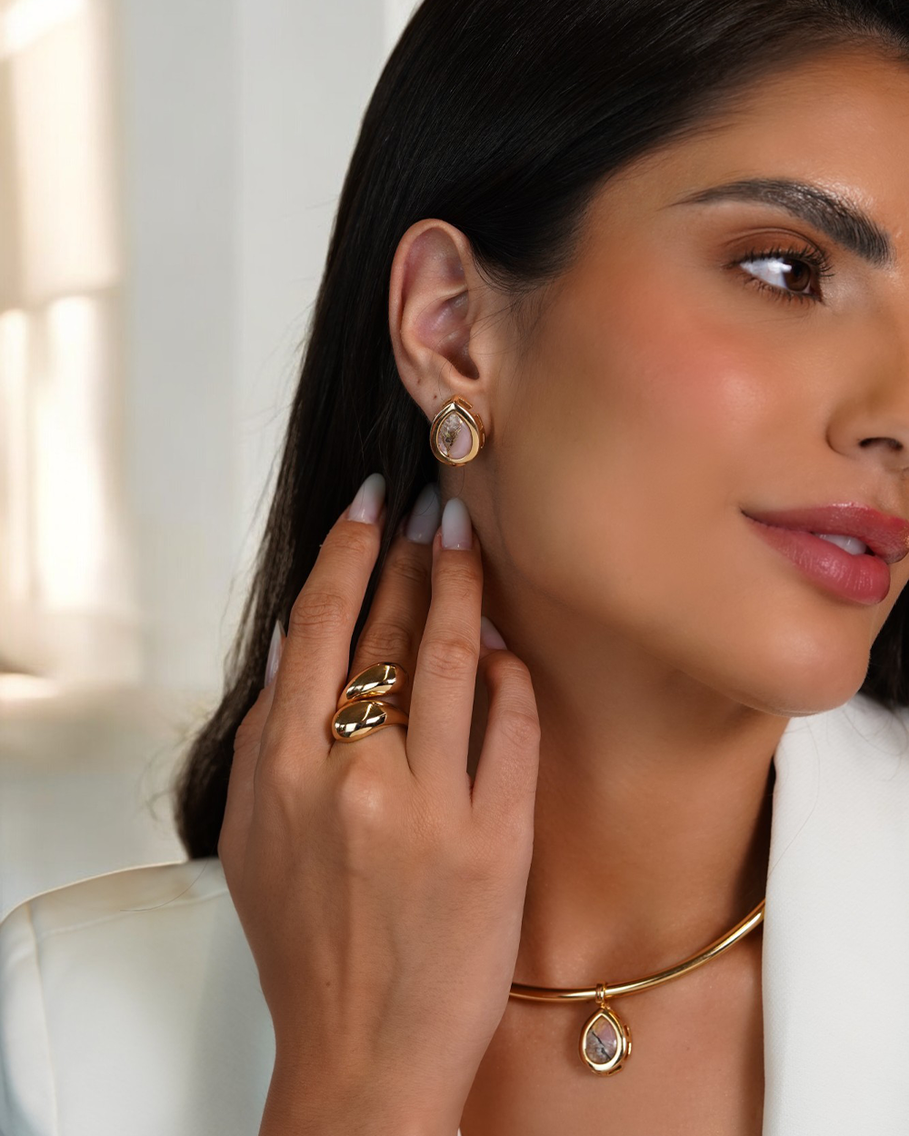Anel Double Bold Gold