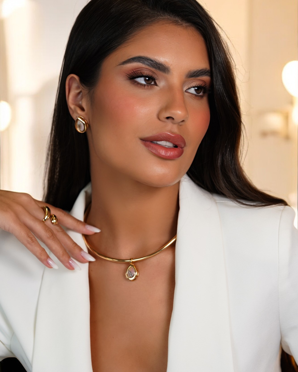 Choker Aro Gota Opala Mohave