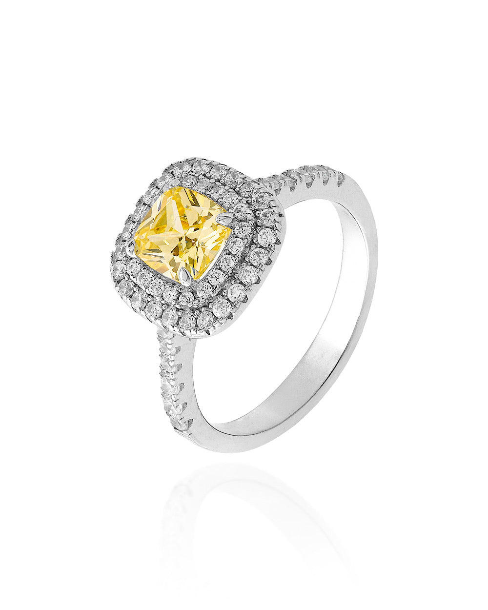 Anel Zohar Fancy Yellow Luxo