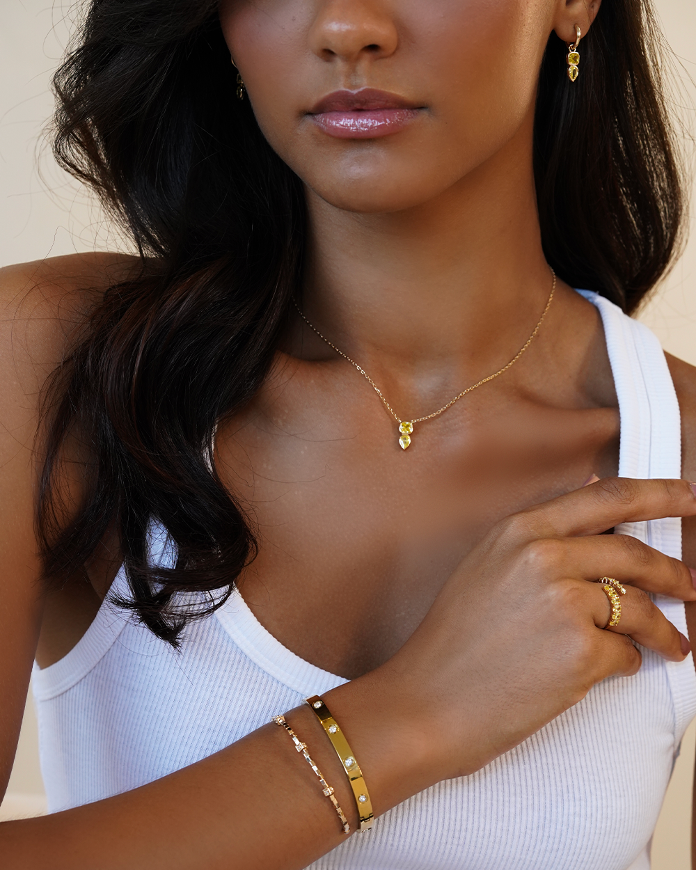 Colar Keyzar Fancy Yellow Gold
