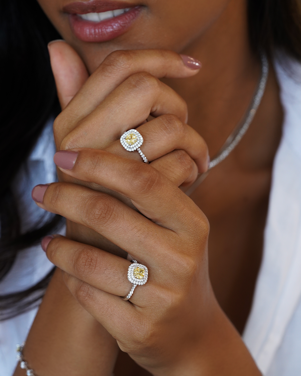 Anel Zohar Fancy Yellow Luxo