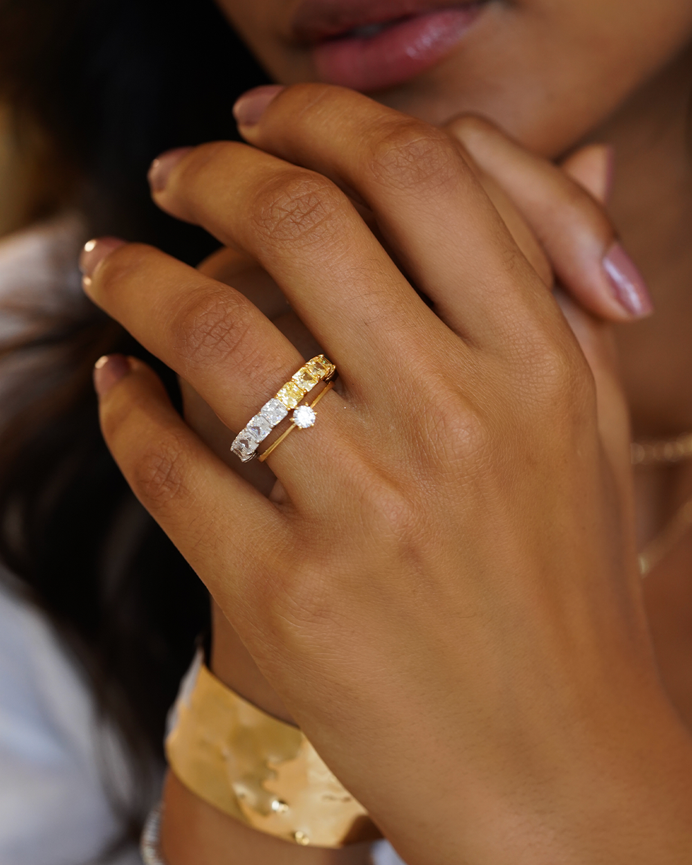 Anel Solitário Petit Gold