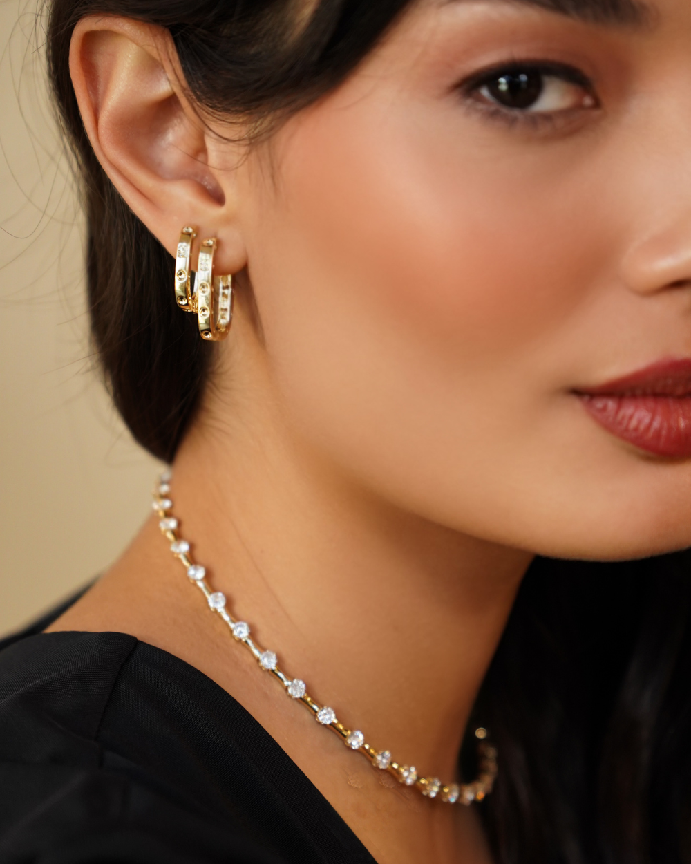 Choker Sparkle Gold