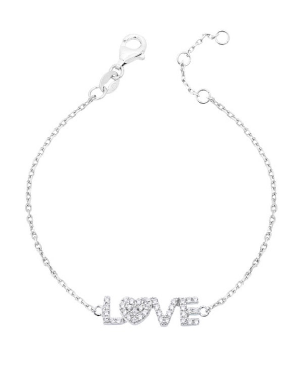 Pulseira Love Cravejada