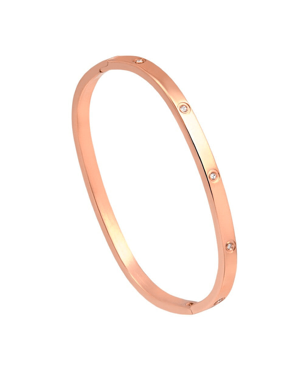 Bracelete Classy Italiano Rosé 3mm