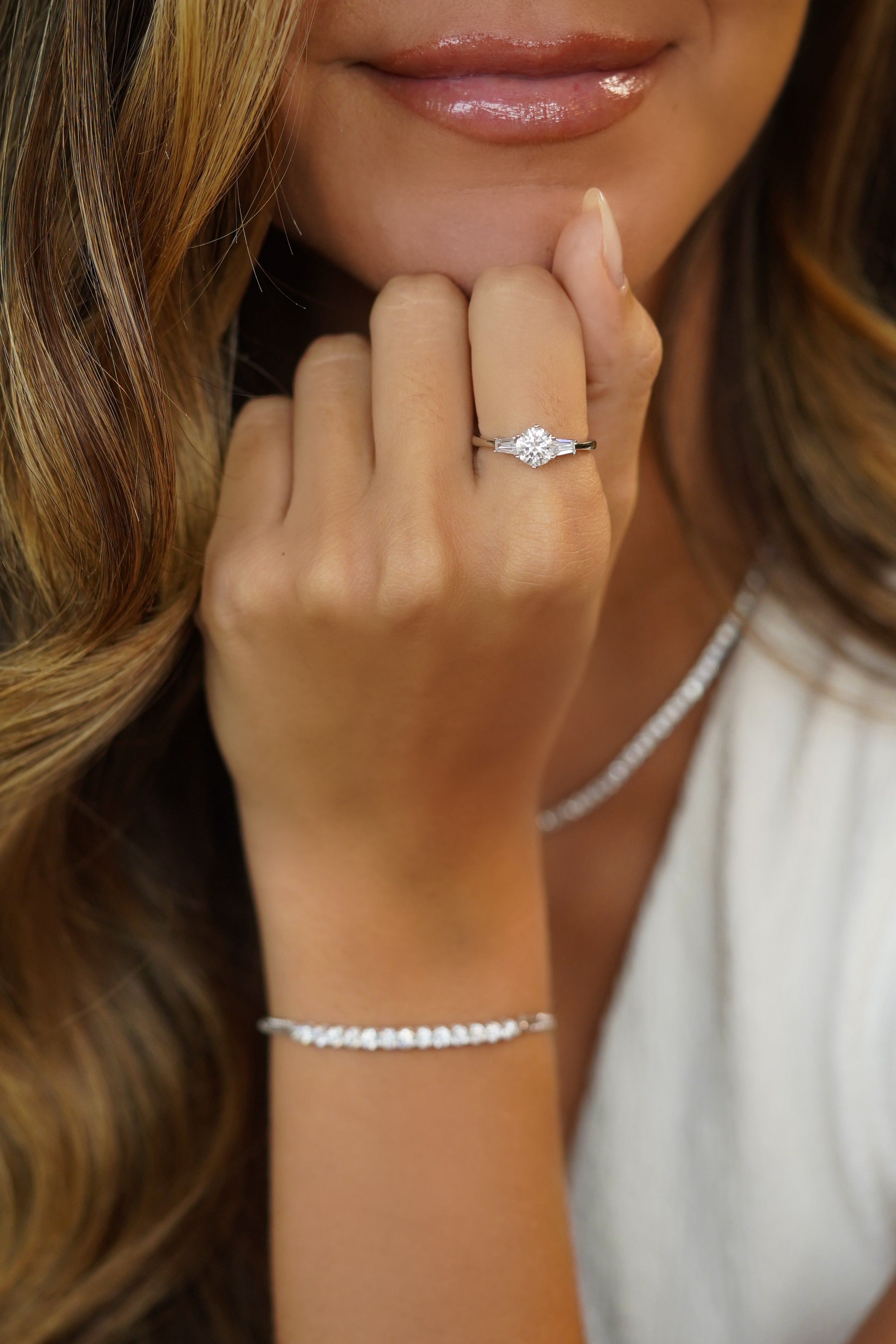 Anel Louise Moissanite