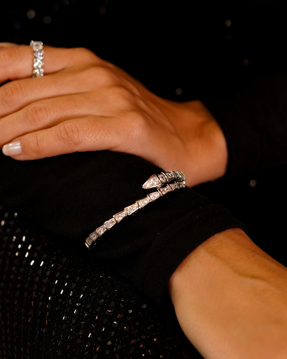 Bracelete Svage Luxo Prata
