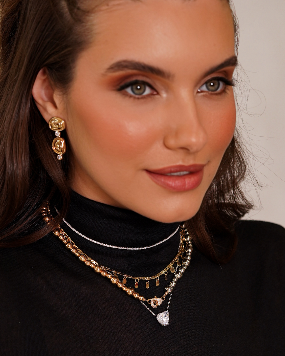 Choker Gotinhas Shine Luxo