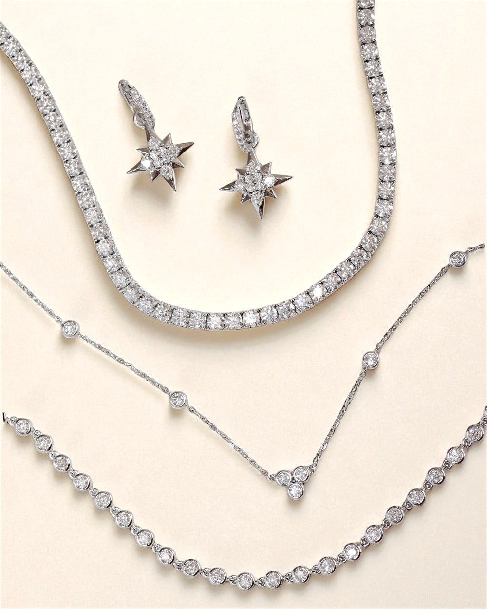 Argola Aster Moissanite